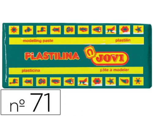 Plasticina jovi 71 150 gr verde escuro , Jovi , 22144 , 8412027007184